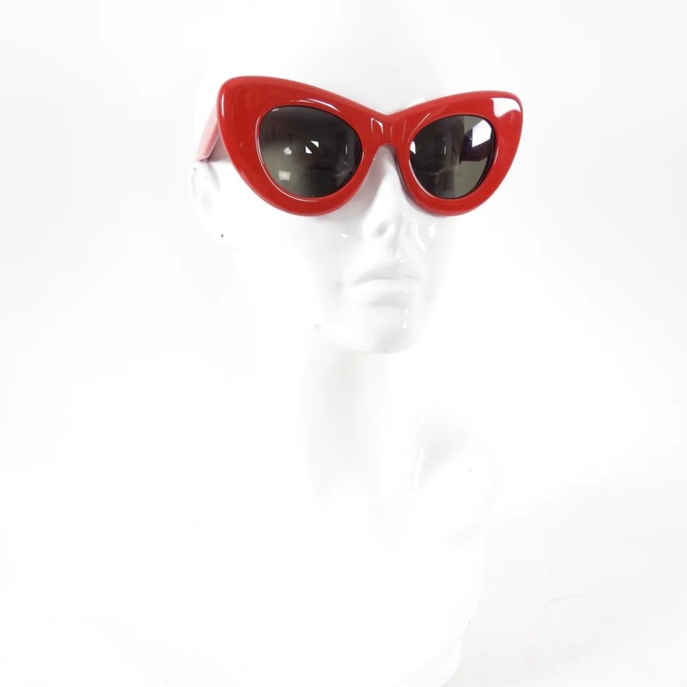 Celine Oversized Red Cat Eye Sunglasses CL 41055 Papillon